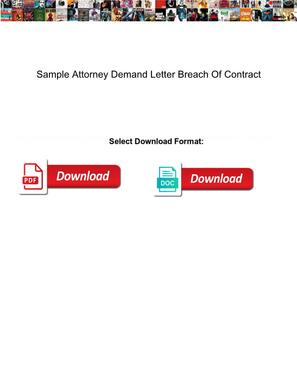 Sample Attorney Demand Letter Breach of Contract