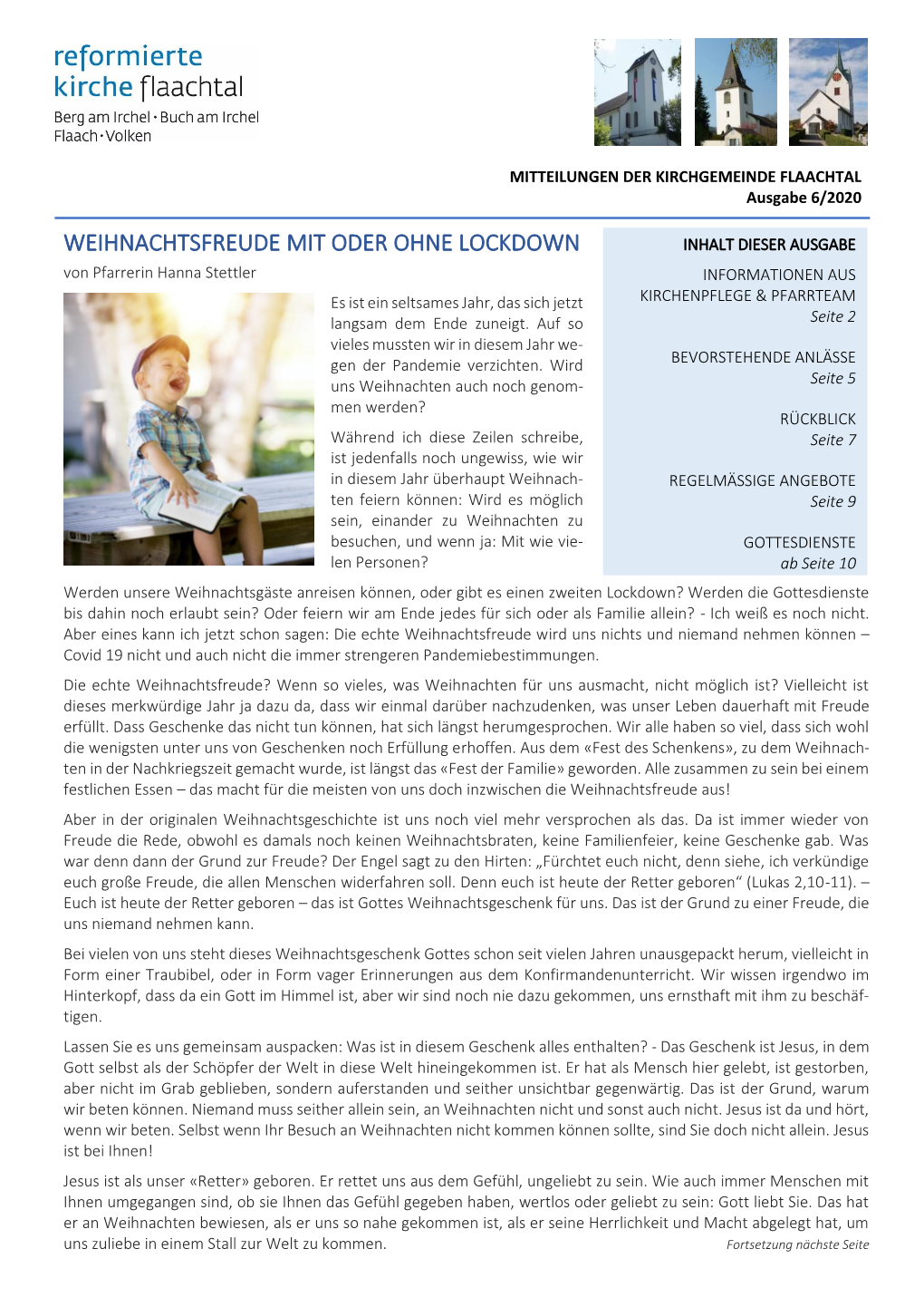 Kirchliche Mitteilungen Ausgabe 6/2020