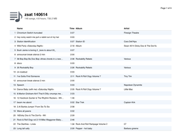 Zsat 140614 146 Songs, 4.8 Hours, 735.2 MB