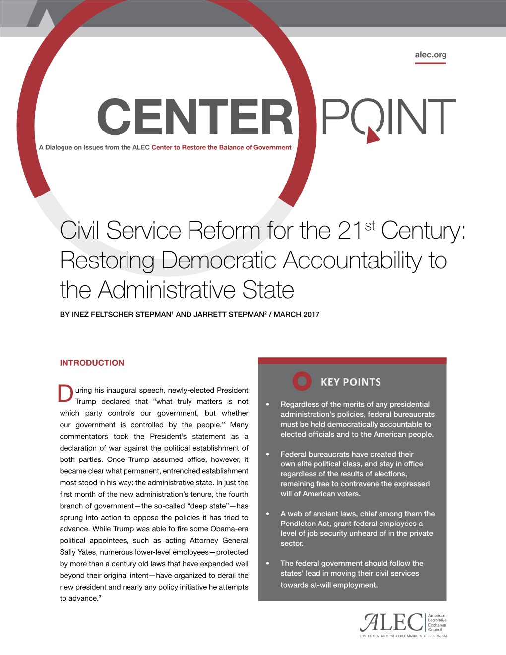 Civil Service Reform for the 21St Century