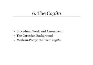 6. the Cogito