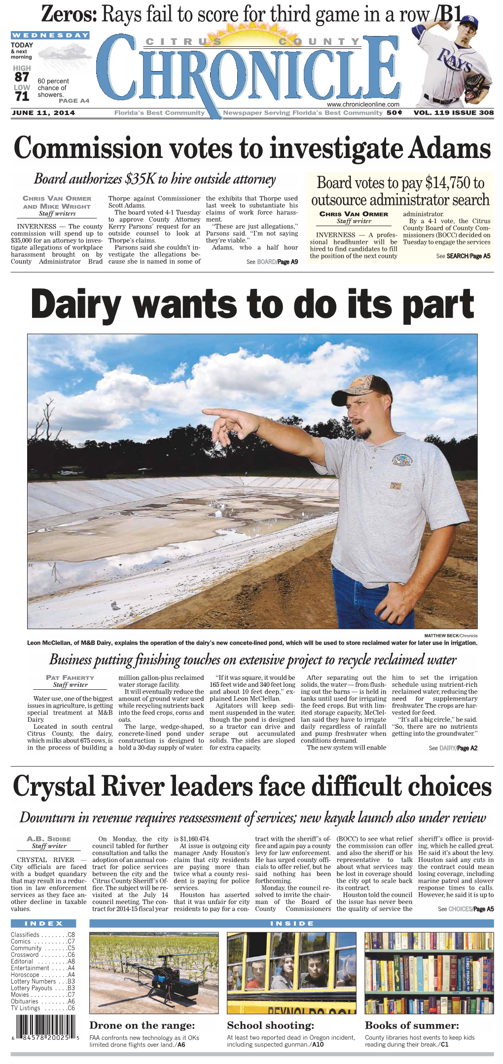 Dairy Wants to Do Its Part