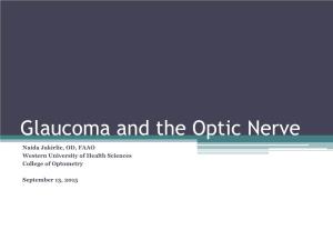 Glaucoma and the Optic Nerve Naida Jakirlic, OD, FAAO Western University of Health Sciences College of Optometry
