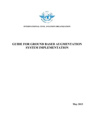 Guide for Ground Based Augmentation System Implementation