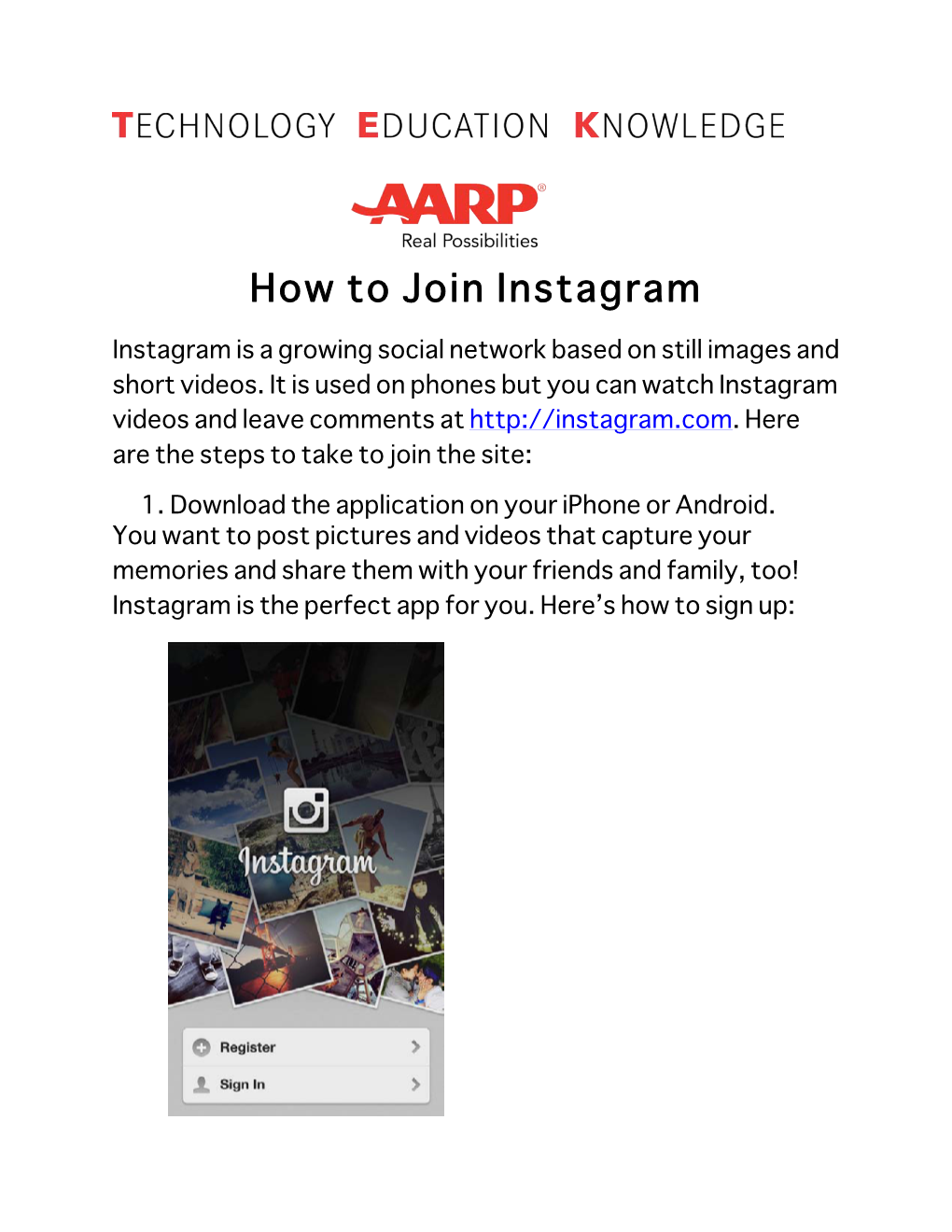 How to Join Instagram