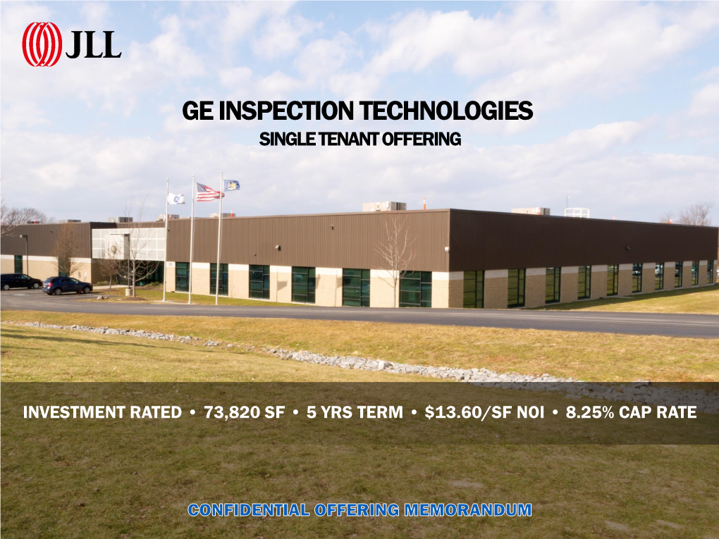 Ge Inspection Technologies Single Tenant Offering