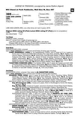 HORSE in TRAINING, Consigned by Jamie Railton (Agent)