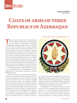 Coats of Arms of Three Republics of Azerbaijan