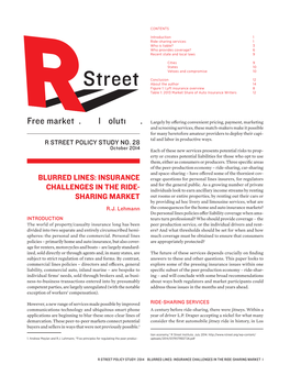 Insurance Challenges in the Ride Sharing Market