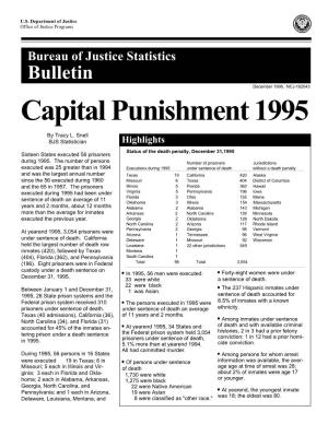 Capital Punishment, 1995