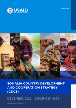 Somalia Country Development and Cooperation Strategy (Cdcs)