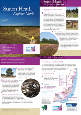 Sutton Heath Suffolk Coast & Heaths Explorer Guide