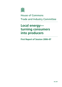 Local Energy— Turning Consumers Into Producers