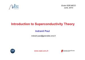 Introduction to Superconductivity Theory