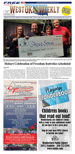 Hobart Celebration of Freedom Festivities Scheduled