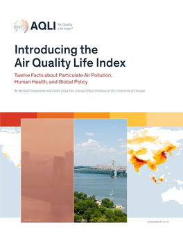 Introducing the Air Quality Life Index Twelve Facts About Particulate Air Pollution, Human Health, and Global Policy