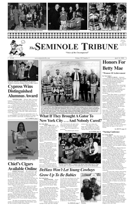 Deadlines Seminole Tribune