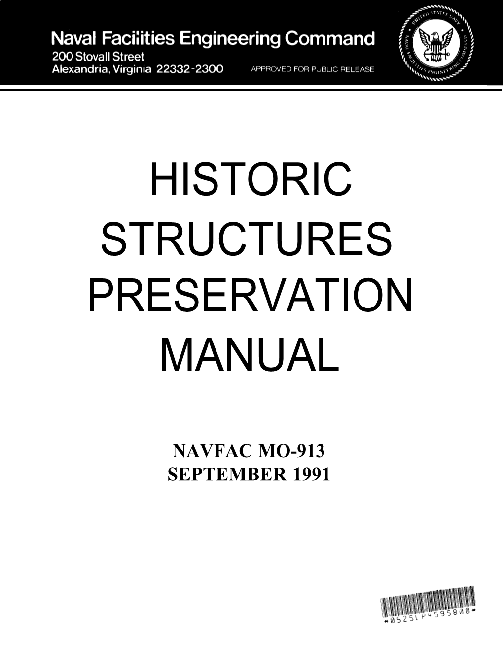 MO-913 Historic Structures Preservation Manual