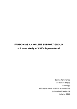 The Sociology of Interactive Fan Culture and the Influence of Fandoms