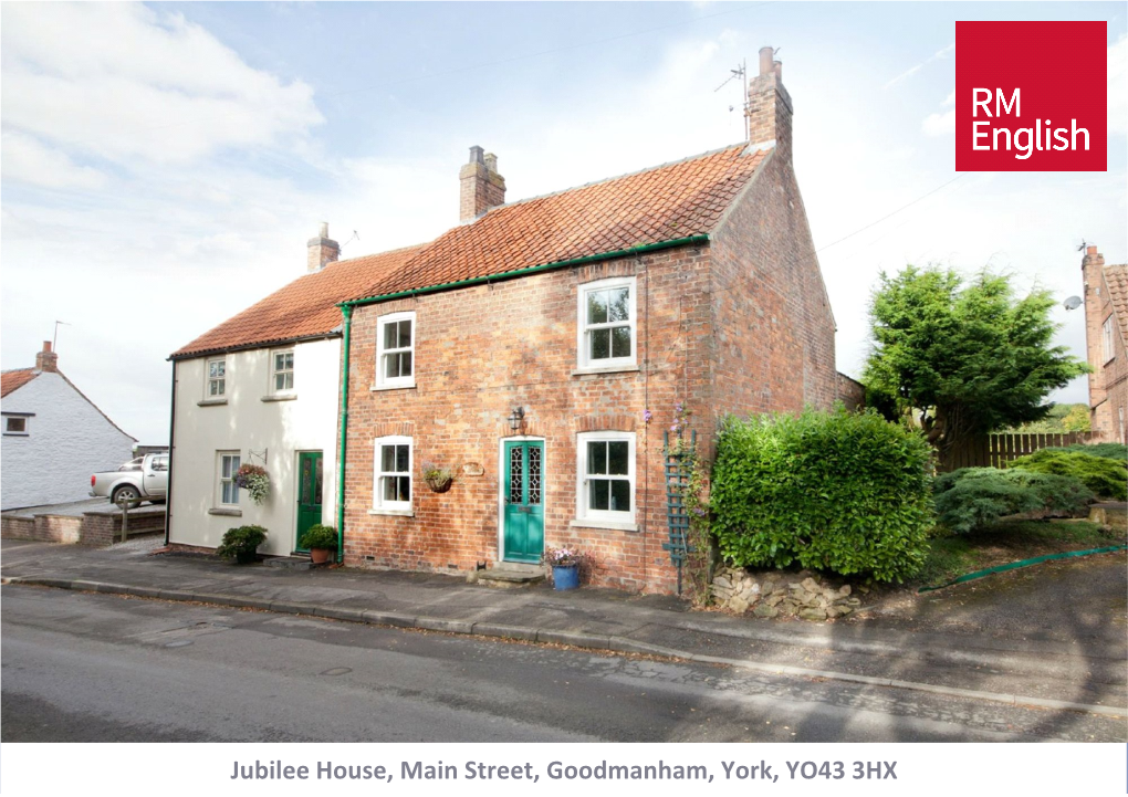 Jubilee House, Main Street, Goodmanham, York, YO43