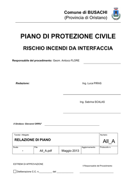 Piano Protezione Civile Allegat