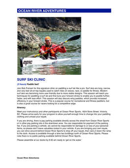 Surf Ski Clinic.Pages