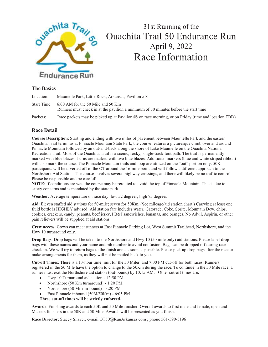 Race Information