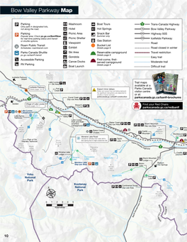 Bow Valley Parkway Map