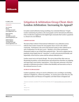 London Arbitration