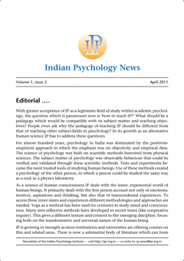 IPI Indian Psychology News