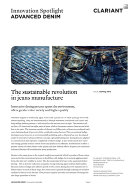 Innovation Spotlight the Sustainable Revolution in Jeans Manufacture