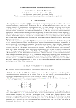 3-Fermion Topological Quantum Computation [1]