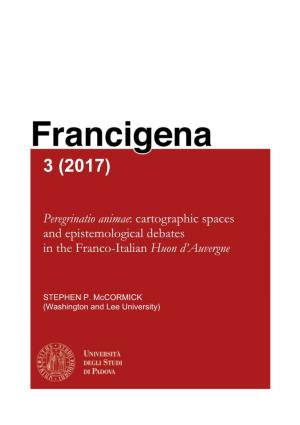 Peregrinatio Animae: Cartographic Spaces and Epistemological