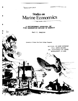 Marine Economics