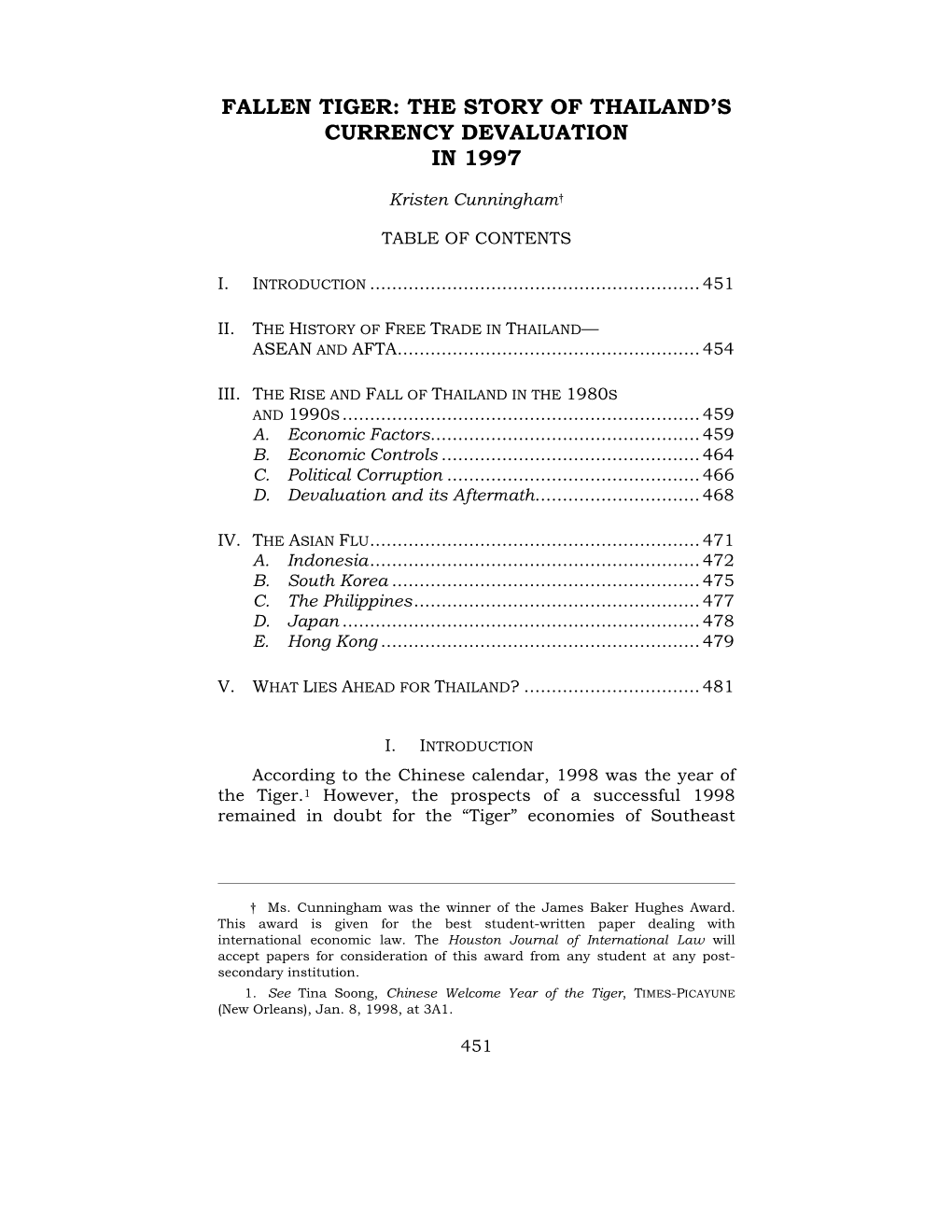 The Story of Thailand's Currency Devaluation in 1997