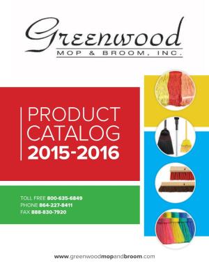 Product Catalog 2015-2016