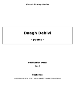 Daagh Dehlvi