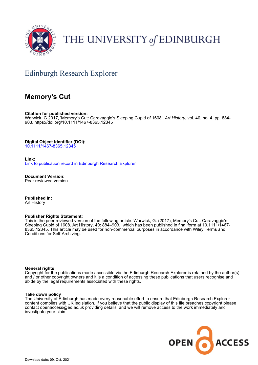 Edinburgh Research Explorer