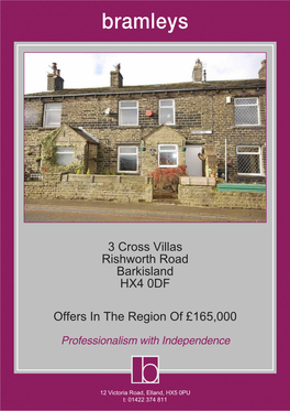 3 Cross Villas Rishworth Road Barkisland HX4 0DF Offers in The