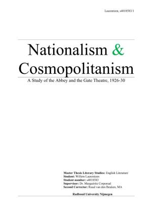 Nationalism & Cosmopolitanism