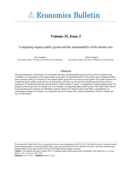 Volume 31, Issue 2