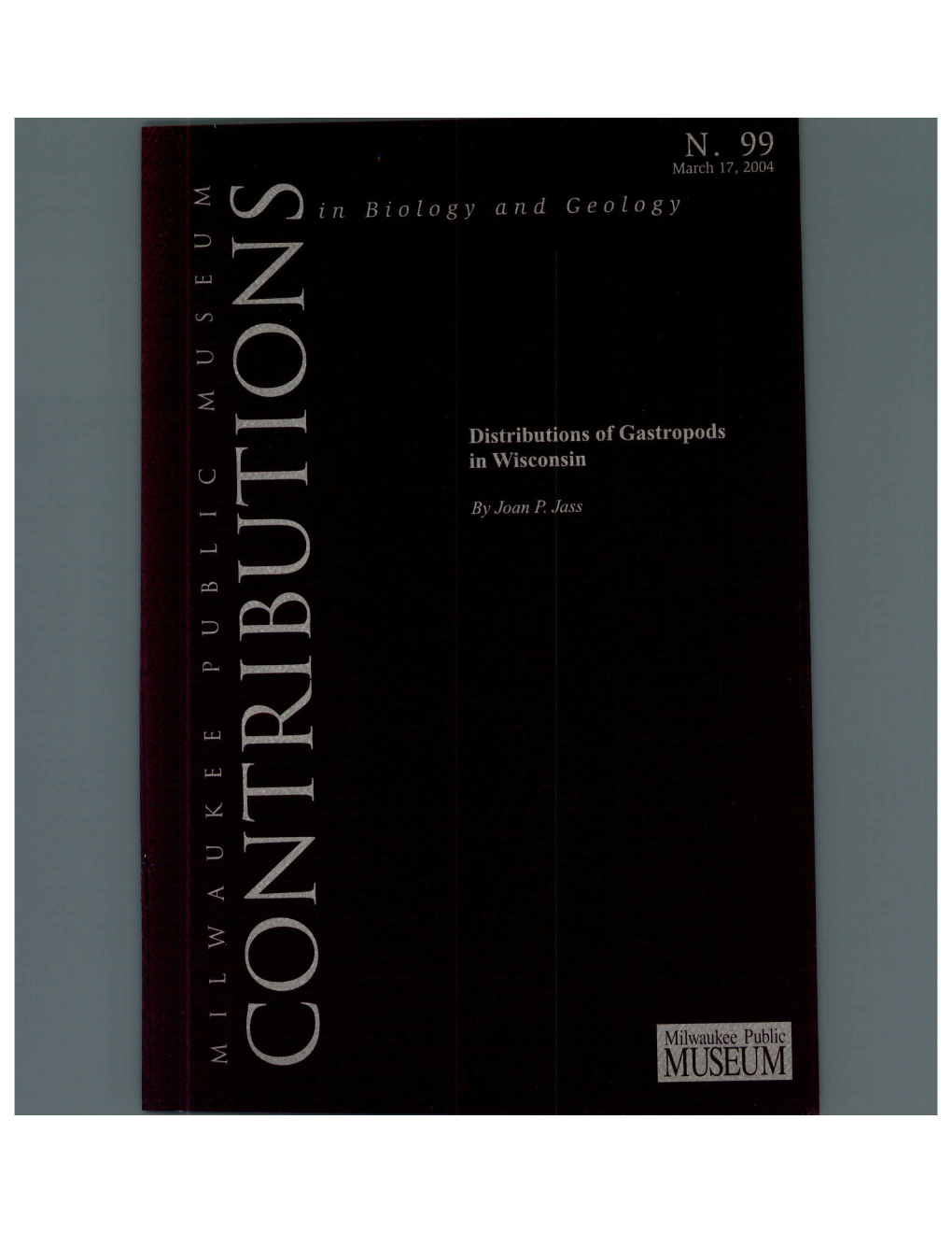 Jass, J.P. 2004. Distribution of Gastropods in Wisconsin