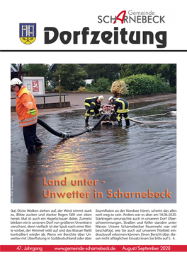 Dorfzeitung August / September 2020