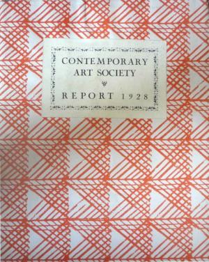 A CONTEMPORARY ART SOCIETY J REPORT 1928