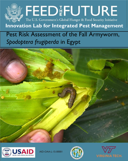 Pest Risk Assessment of the Fall Armyworm, Spodoptera Frugiperda