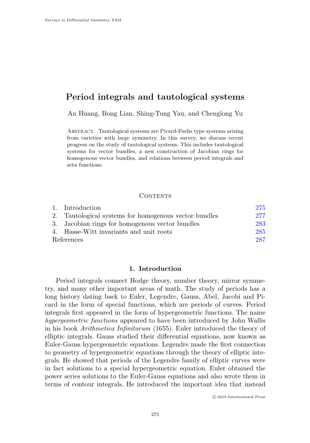 Period Integrals and Tautological Systems