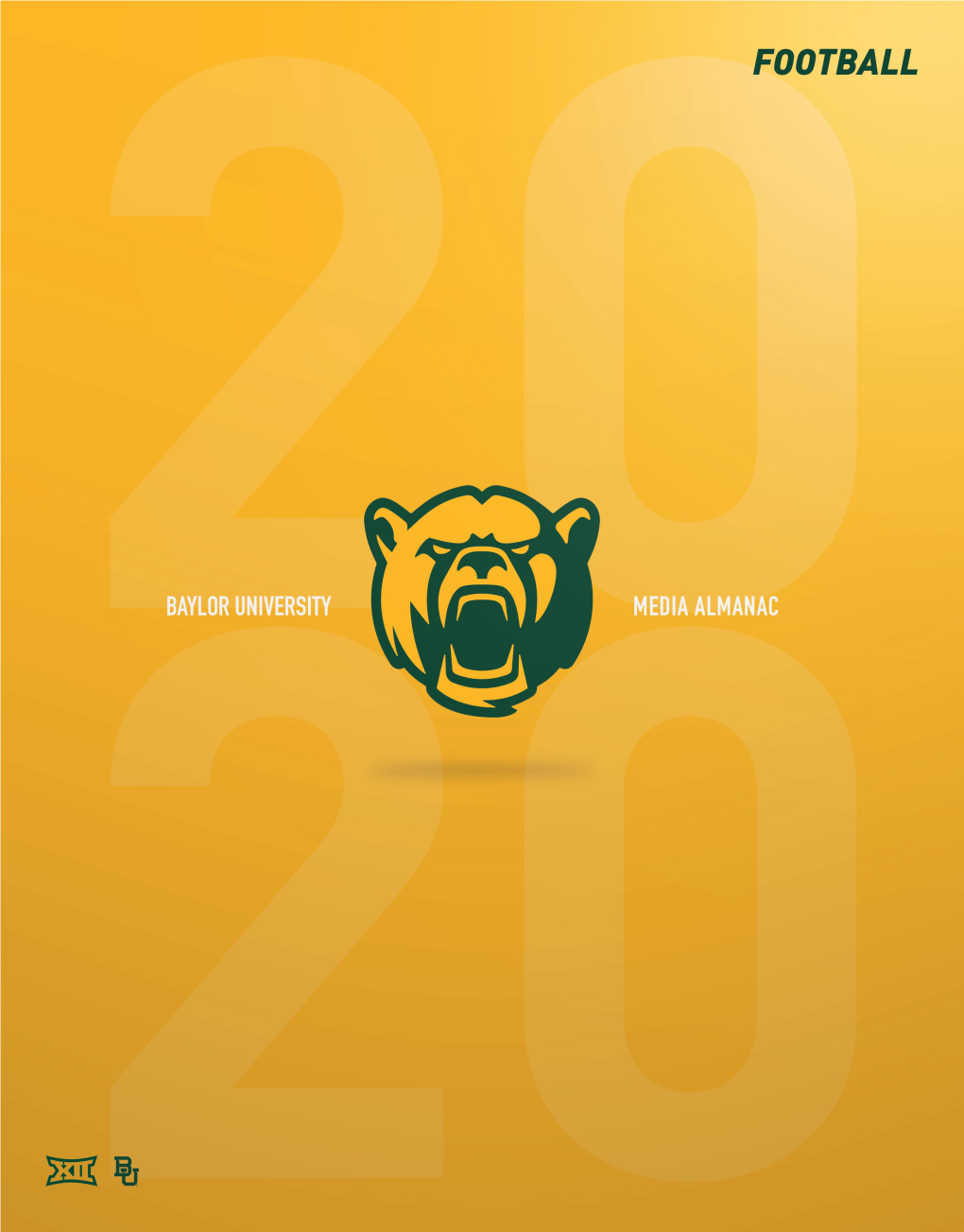 2020 Baylor Football Media Almanac