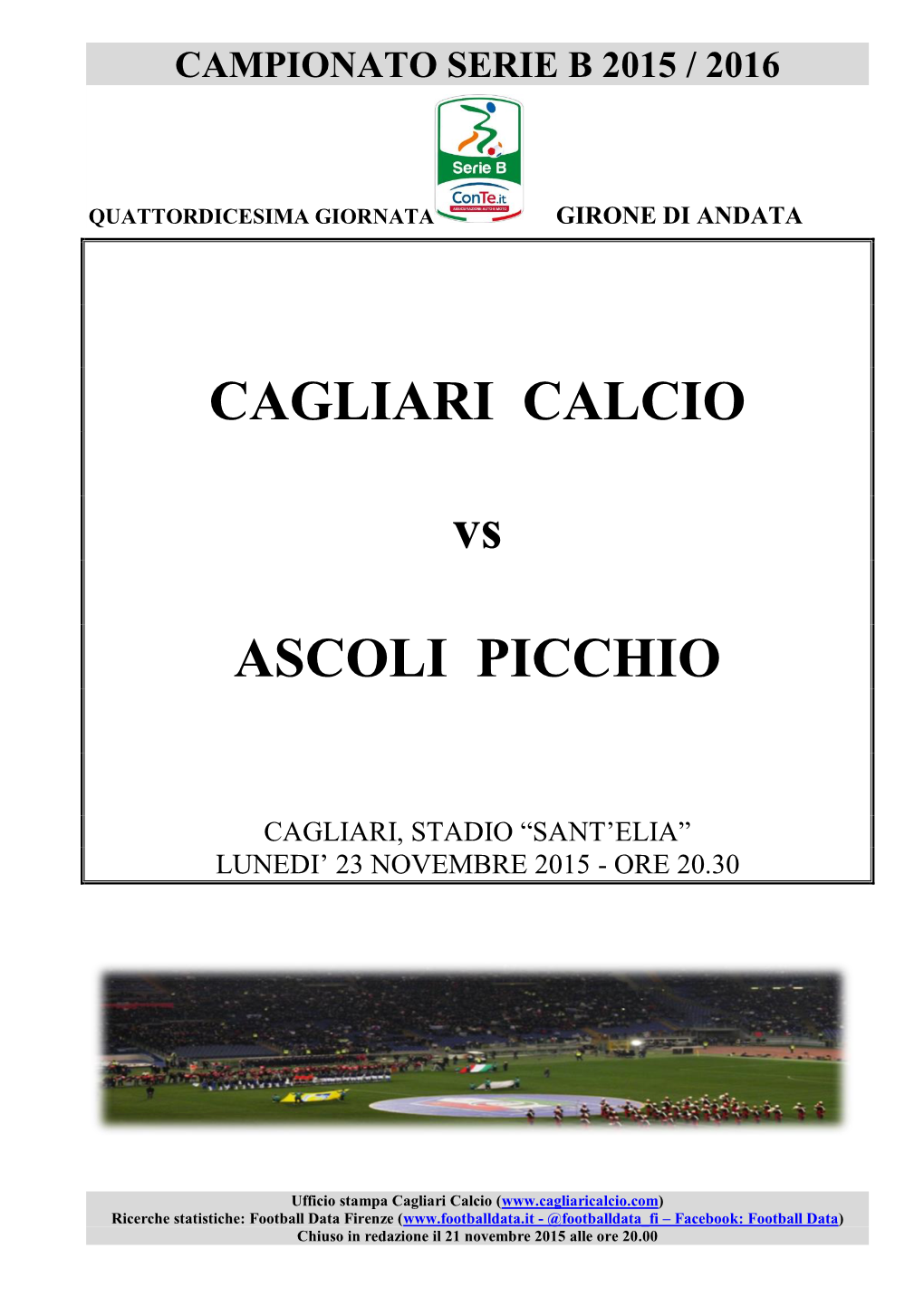 Campionato Serie B 2015/16