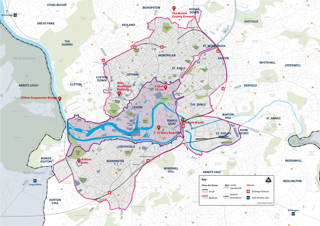 North Somerset South Gloucestershire North Somerset Rset ABBOTS LEIGH the DOWNS CLIFTON DOWN CLIFTON COTHAM MONTPELIER ST. PAULS