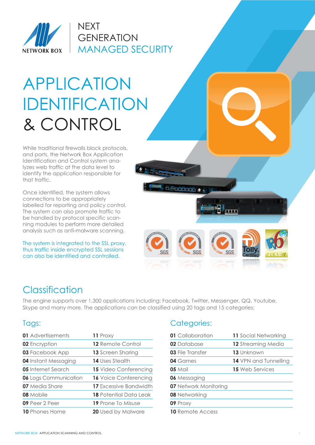 Application Identification and Control